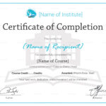 Training Completion Certificate Sample – Tomope.zaribanks.co In Free Training Completion Certificate Templates