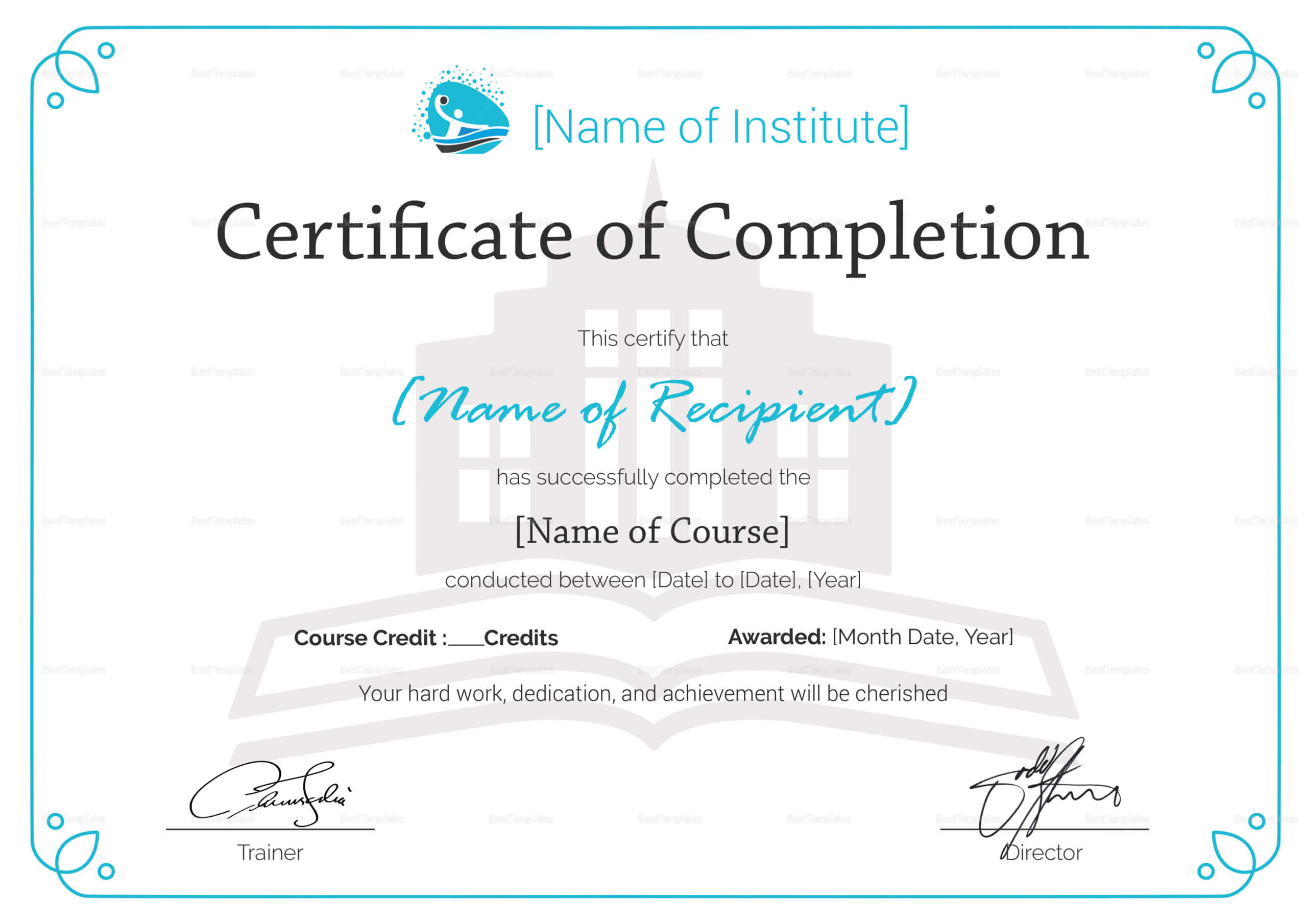 Training Completion Certificate Sample – Tomope.zaribanks.co In Free Training Completion Certificate Templates