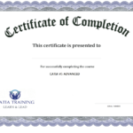 Training Completion Certificate Sample – Tomope.zaribanks.co Intended For Attendance Certificate Template Word