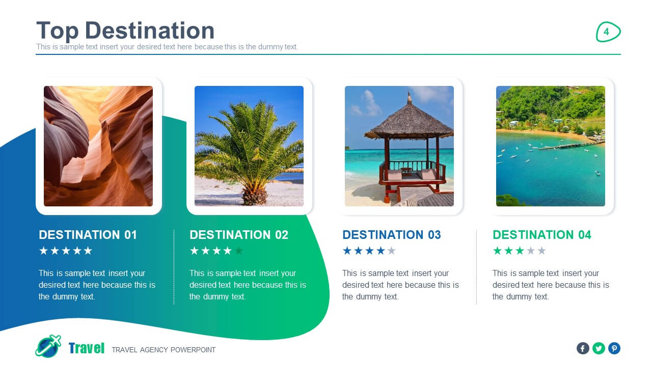 Travel Agency Powerpoint Template With Regard To Tourism Powerpoint Template