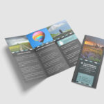 Travel Agency Tri Fold Brochure Design Template – 99Effects Regarding Pop Up Brochure Template