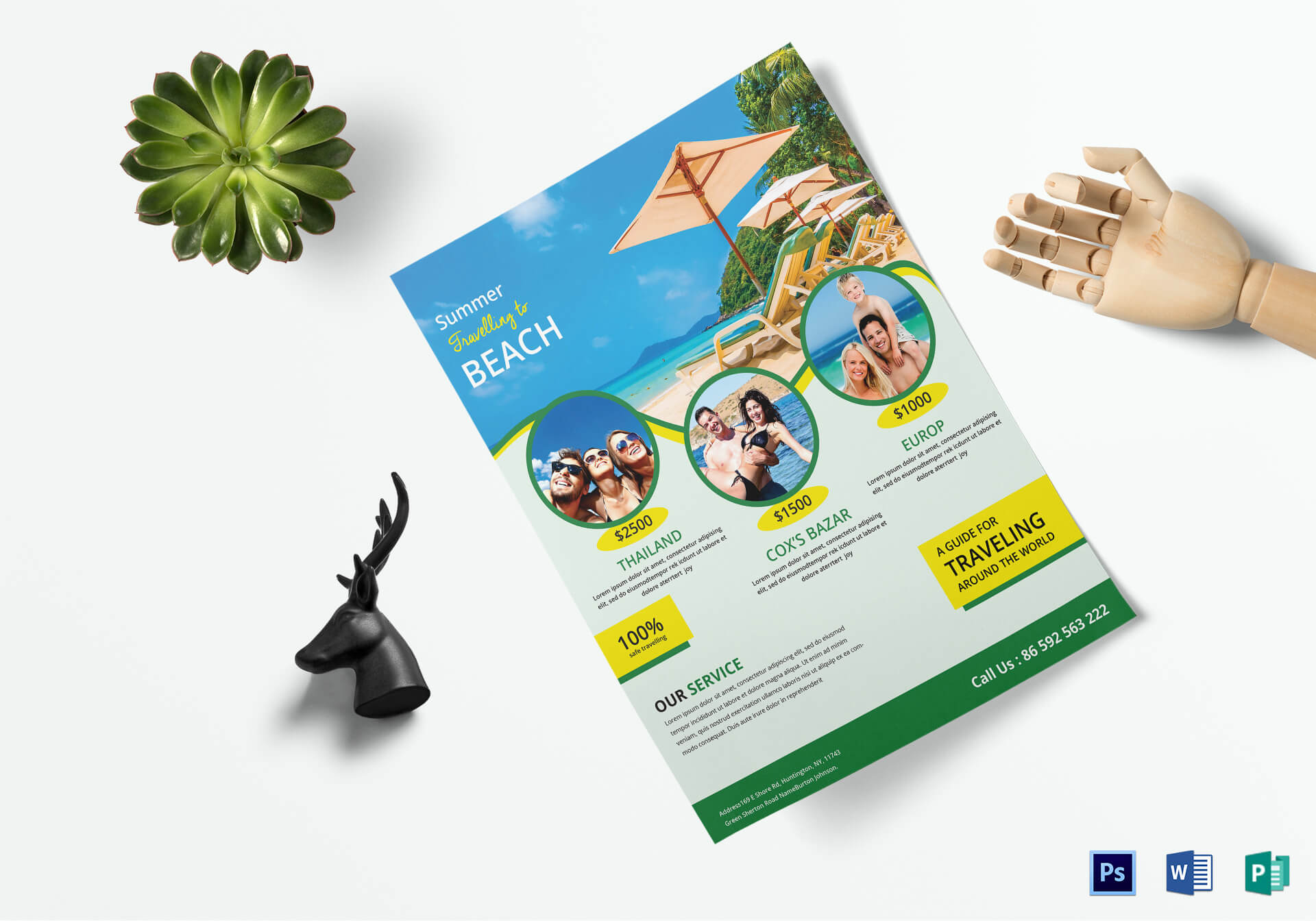 Travel Brochure Design - Tourism Company And Tourism For Word Travel Brochure Template