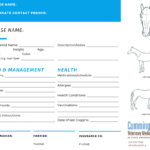 Travel Confidently – News Center At Cummings School Of Throughout Horse Stall Card Template