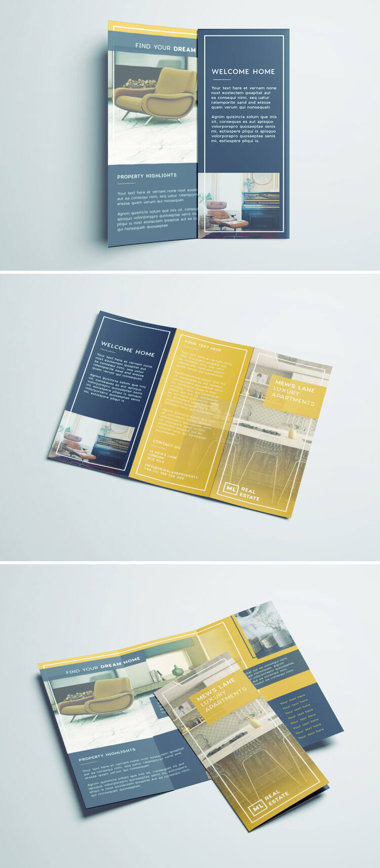 Tri Fold Brochure | Free Indesign Template In Adobe Indesign Tri Fold Brochure Template
