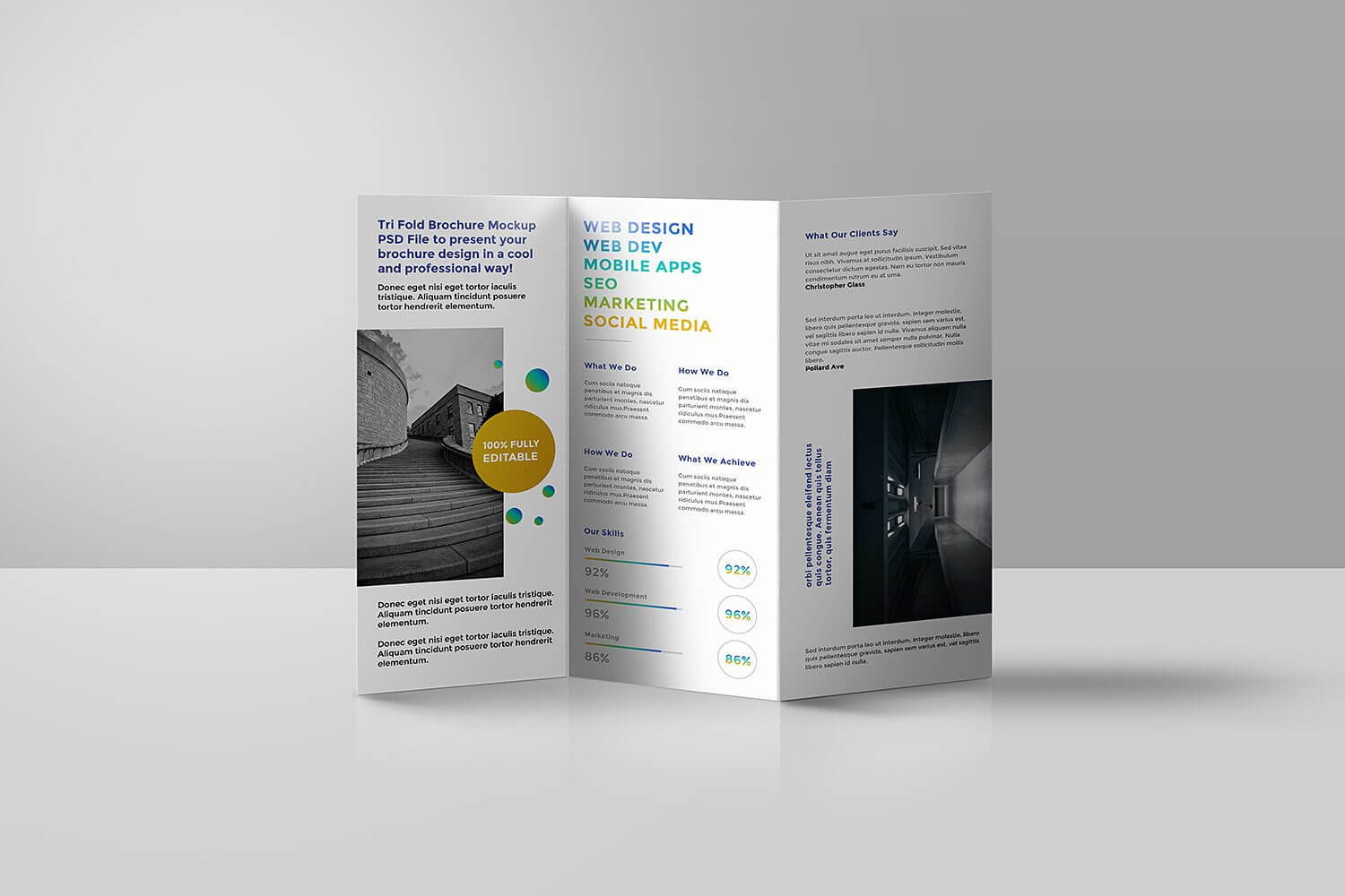 Tri Fold Brochure Mockup Psd – Best Free Mockups Intended For Free Online Tri Fold Brochure Template
