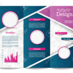 Tri Fold Brochure Template.corporate Business Background Or Cover.. For Tri Fold Brochure Publisher Template
