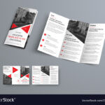 Tri Fold Brochure Template In Modern Style With Throughout Three Panel Brochure Template