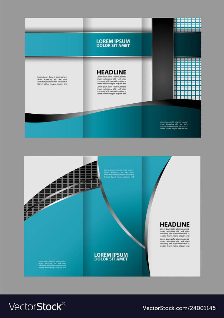Tri Fold Business Brochure Template Two Sided Tem Inside Double Sided Tri Fold Brochure Template
