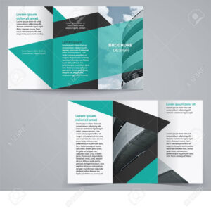 Tri-Fold Business Brochure Template, Two-Sided Template Design.. pertaining to Double Sided Tri Fold Brochure Template