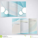 Tri Fold Business Brochure Template, Vector Blue D Stock With Regard To Brochure Template Illustrator Free Download