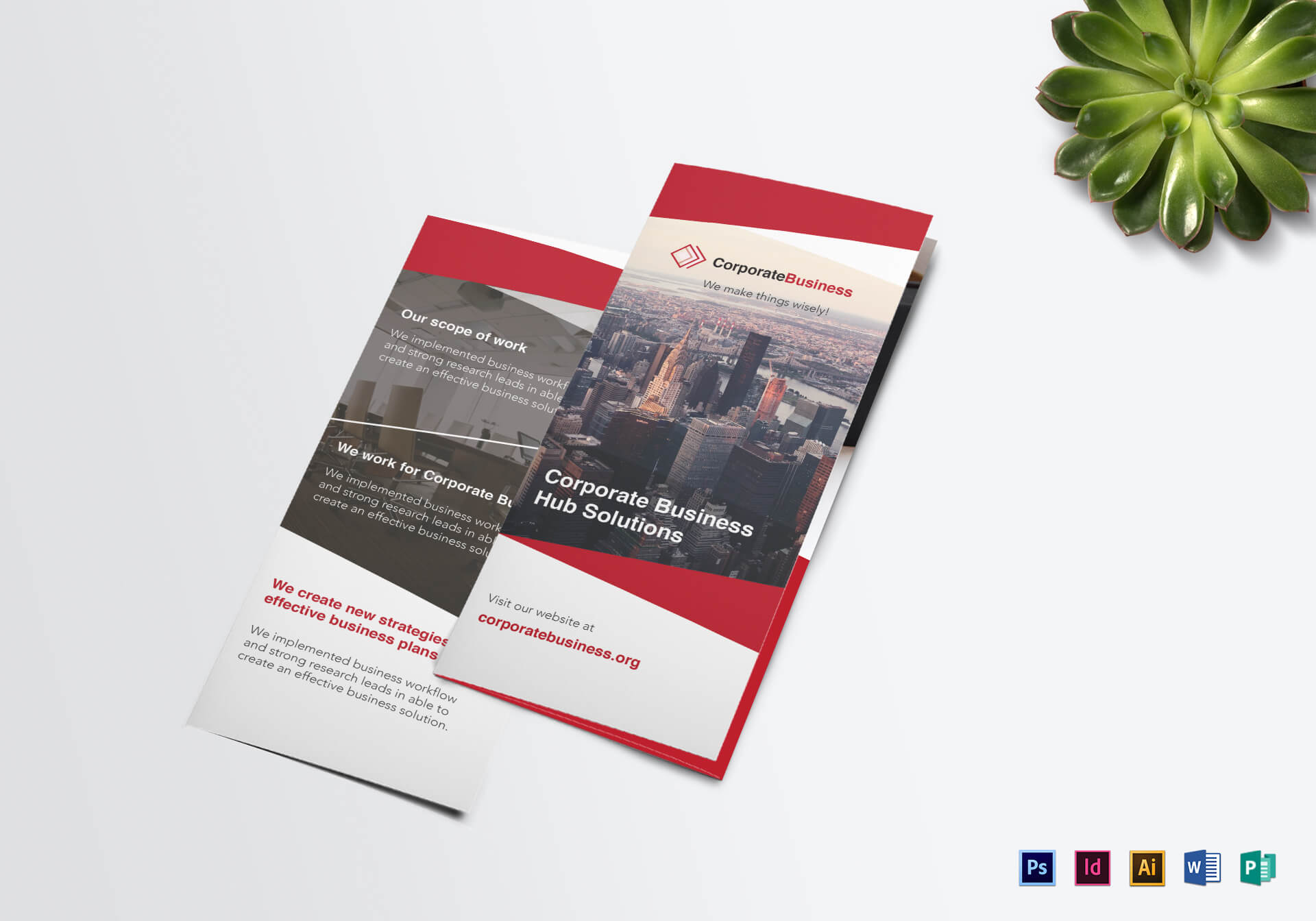 Tri Fold Corporate Business Brochure Template With Membership Brochure Template