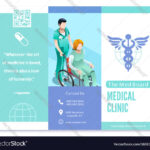 Trifold Brochure Medical Clinic Blue Basic Within Medical Office Brochure Templates