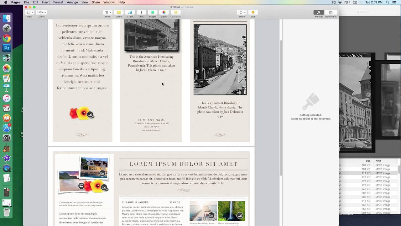 Tutorial: Making A Brochure With Apple Pages Pertaining To Mac Brochure Templates