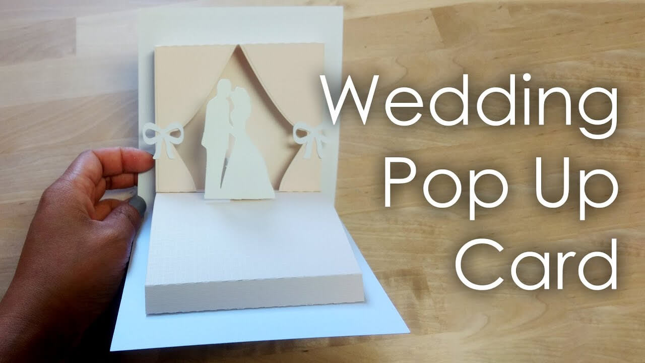 [Tutorial + Template] Diy Wedding Project Pop Up Card In Diy Pop Up Cards Templates