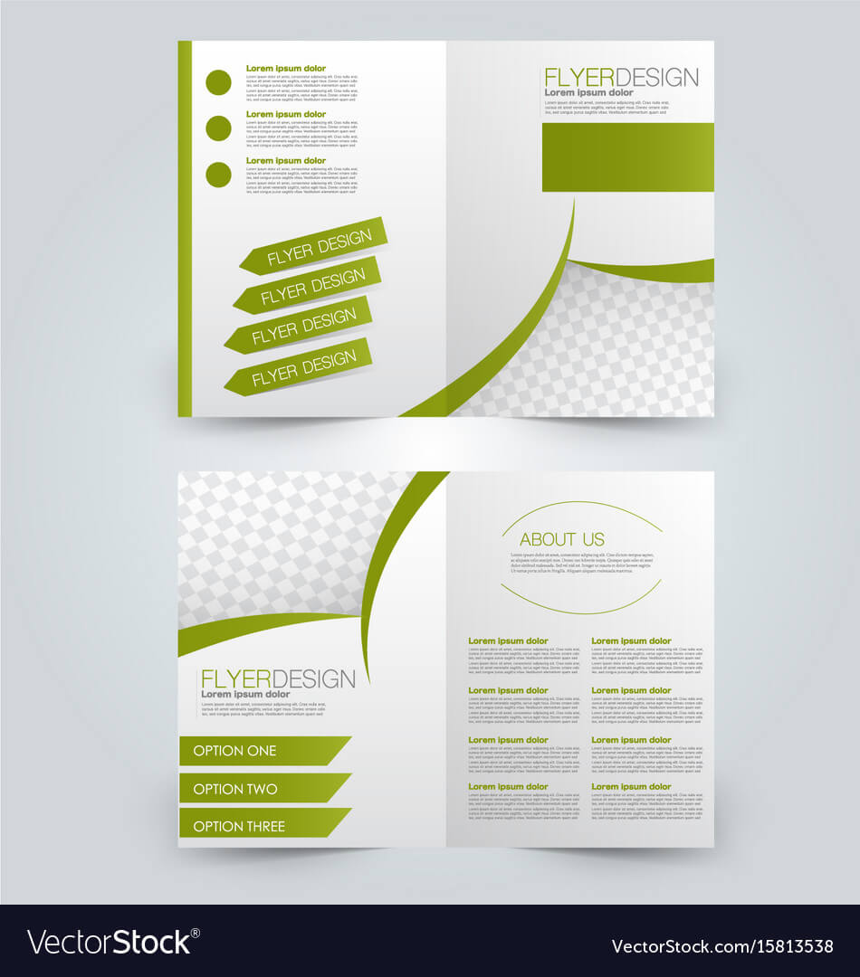 Two Page Fold Brochure Template Design Pertaining To 2 Fold Brochure Template Free