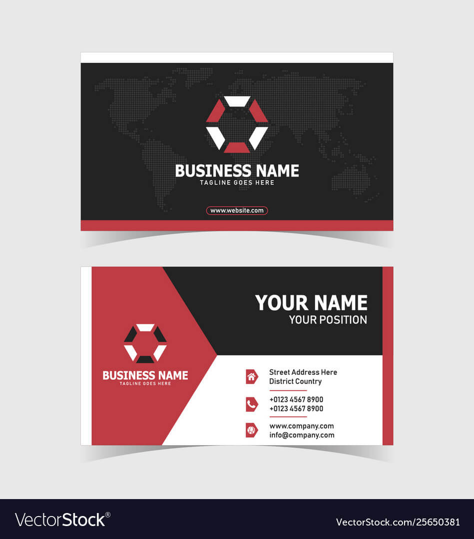 Two Sided Business Cards – Tomope.zaribanks.co With Double Sided Business Card Template Illustrator