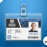 University Student Identity Card Psdpsd Freebies On Dribbble in Id Card Design Template Psd Free Download
