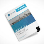 Us Letter Size Bi Fold Brochure Cover Psd Mockup – Psd Mockups Inside 2 Fold Brochure Template Psd
