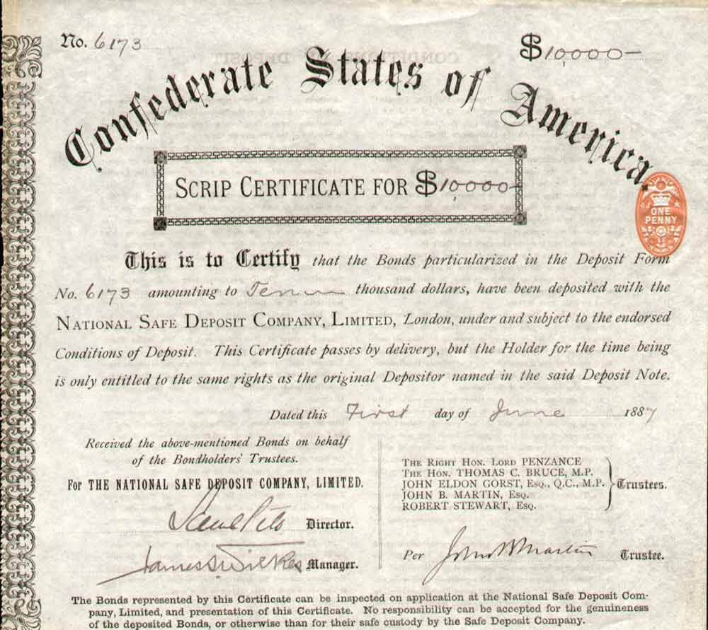 Usa: Historic Bonds And Shares Inside Corporate Bond Certificate Template