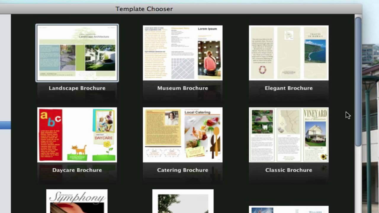 Use Pages On Macs To Create A Pamphlet (View Description) With Regard To Mac Brochure Templates