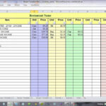 Using Excel For Recipe Costing And Inventory Linking Pertaining To Restaurant Recipe Card Template