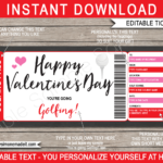 Valentine's Day Golfing Gift Voucher Intended For Golf Certificate Template Free