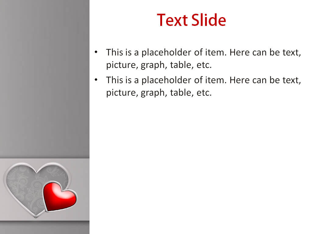 Valentine's Day Powerpoint Template For Impressive With Regard To Valentine Powerpoint Templates Free