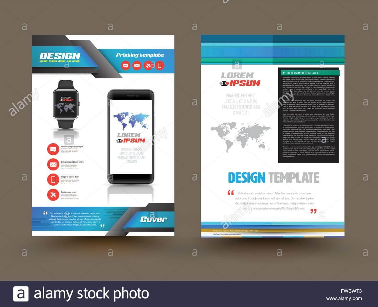 Vector Brochure Template Design For Technology Product Intended For Technical Brochure Template
