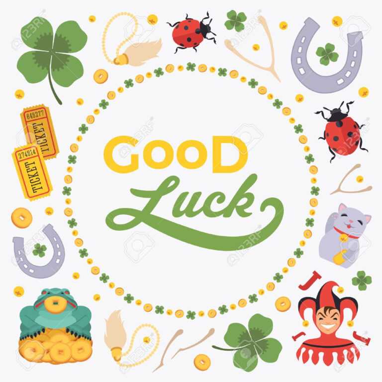 green-and-yellow-shamrock-good-luck-card-templatescanva-within-good