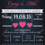 Vector Flyer Or Invitation Card Template For Wedding, Engagement.. With Regard To Engagement Invitation Card Template