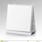 Vector Table Blank Stand Holder For Menu Paper Calendar Card Within Card Stand Template