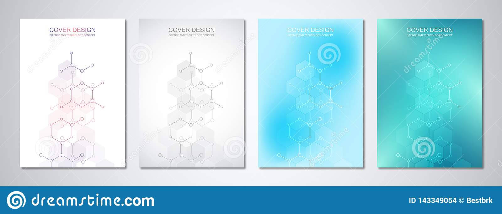 Vector Templates For Cover Or Brochure, With Molecular For Engineering Brochure Templates