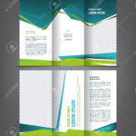 Vector Tri Fold Brochure Template Design, Concept Business Trifold.. Regarding 3 Fold Brochure Template Free Download