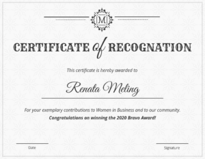 Vintage Certificate Of Recognition Template with Template For Certificate Of Award