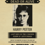 Vintage Harry Potter Wanted Poster Template Intended For Harry Potter Certificate Template