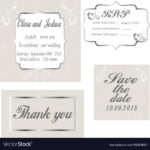 Vintage Wedding Invitation Template Pertaining To Celebrate It Templates Place Cards