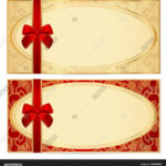 Voucher/ Gift Vector & Photo (Free Trial) | Bigstock For Scroll Certificate Templates