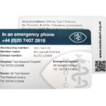 Wallet Card Regarding Medical Alert Wallet Card Template