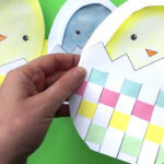 Weaving Chick Cards With Template – Easy Easter Card Diy Ideas Inside Easter Chick Card Template