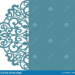 Wedding Card Invitation Template 5X7“ Svg, Floral Flower Inside Free Svg Card Templates