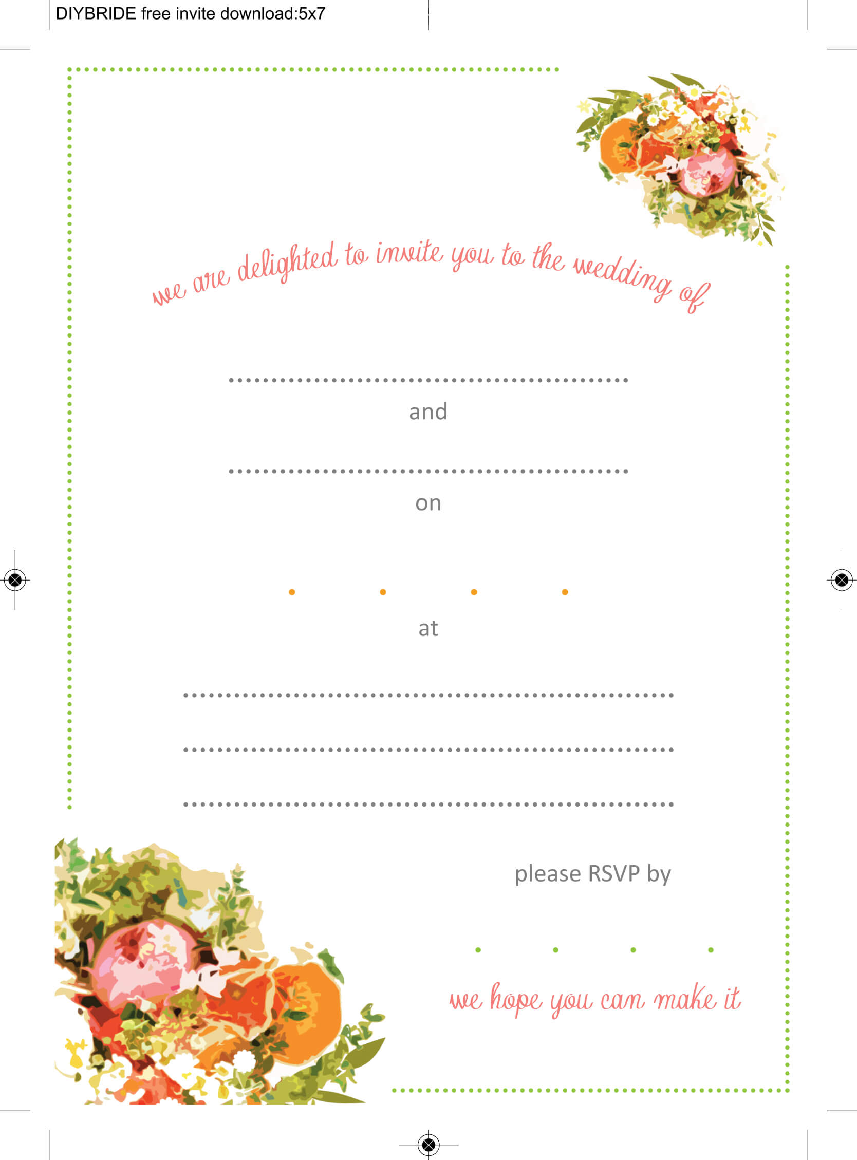 Wedding Invitation Templates (That Are Cute And Easy To Make Pertaining To Pop Up Wedding Card Template Free
