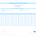 Weekly Timesheet Template | Free Excel Timesheets | Clicktime Regarding Weekly Time Card Template Free