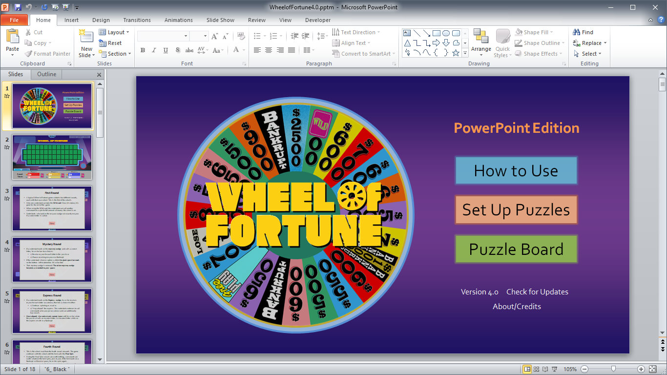 Wheel Of Fortune For Powerpoint - Gamestim Throughout Wheel Of Fortune Powerpoint Game Show Templates
