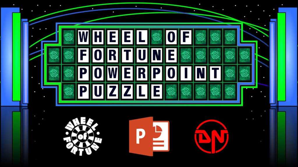 Wheel Of Fortune Powerpoint Puzzle For Wheel Of Fortune Powerpoint Template Sample