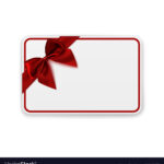 White Blank Gift Card Template with regard to Present Card Template