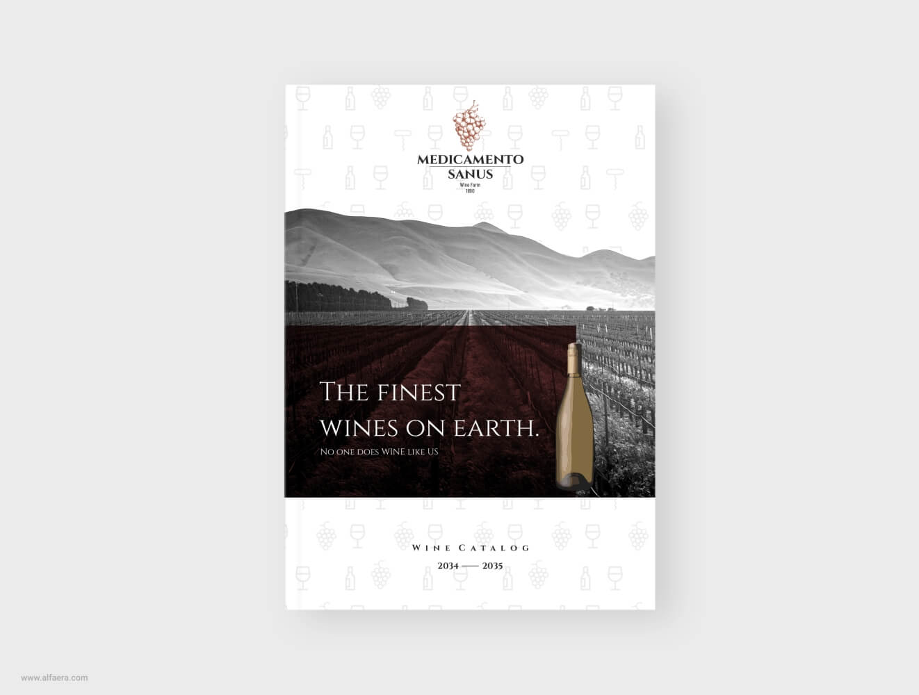 Wine Catalog Brochure Template Throughout Wine Brochure Template