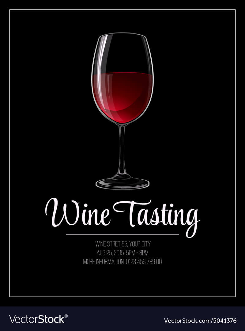 Wine Tasting Flyer Template Throughout Wine Brochure Template