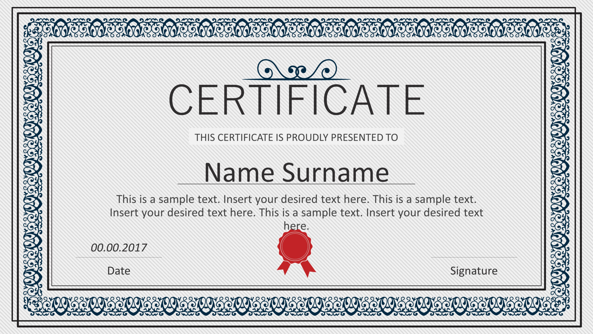 Winner Certificate Powerpoint Templates regarding Winner Certificate ...