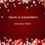 Winter Party Powerpoint Template For Impressive Presentation With Regard To Snow Powerpoint Template