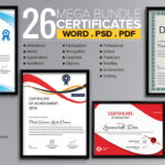 Word Certificate Template – 53+ Free Download Samples Inside Microsoft Word Award Certificate Template